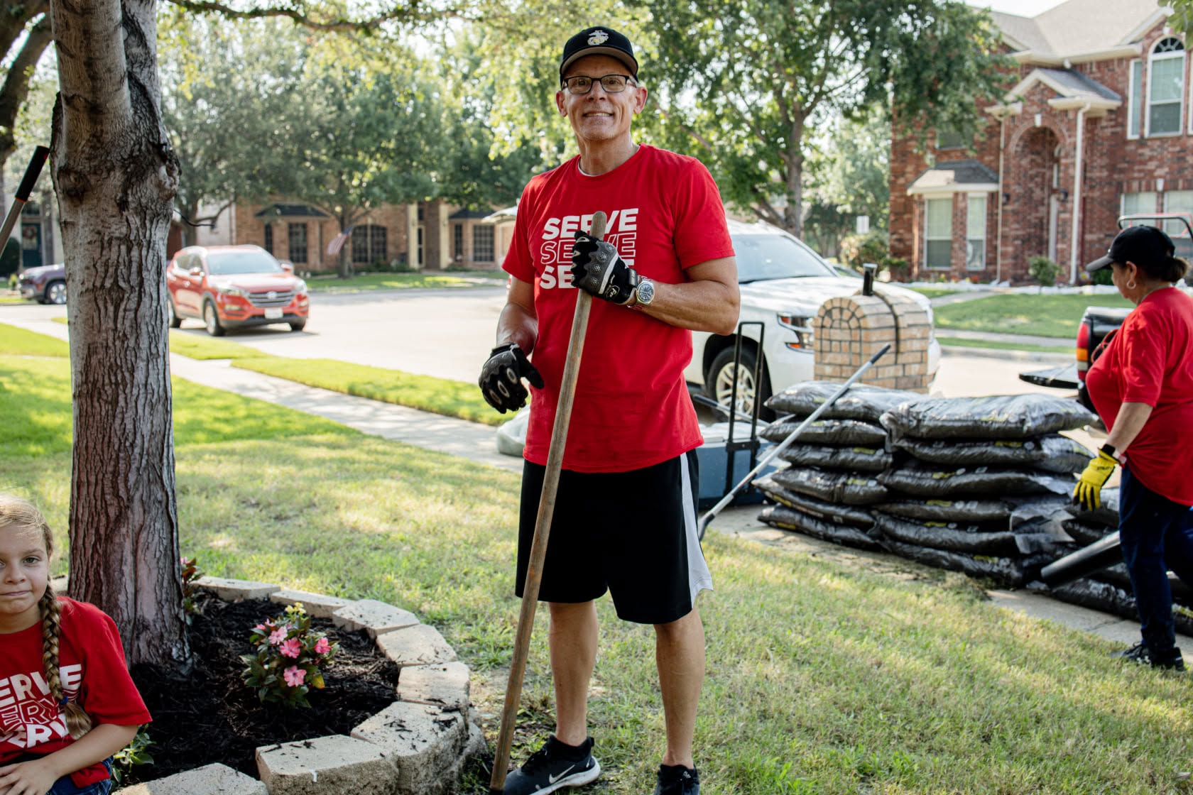 Serve Day volunteers